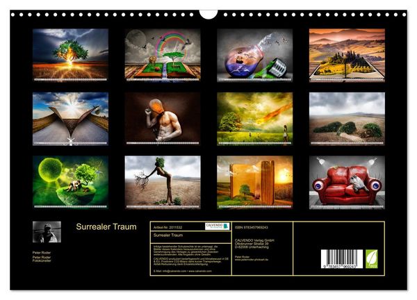 Produktbild: Surrealer Traum (Wandkalender 2026 DIN A3 quer), CALVENDO Monatskalender