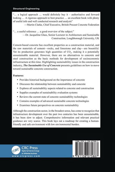 Produktbild: The Sustainable Use of Concrete