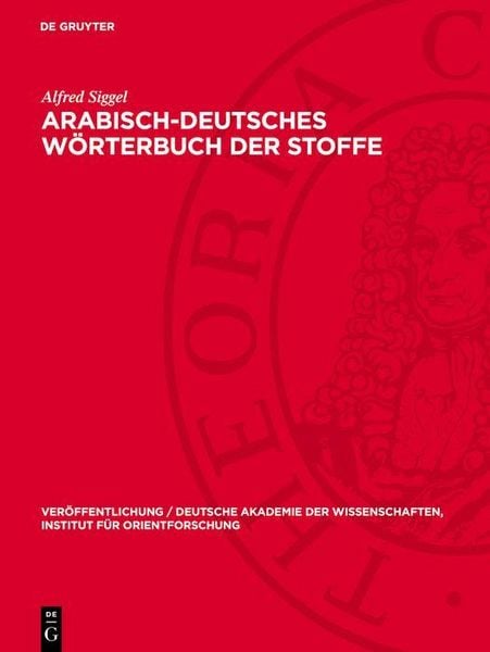 Produktbild: Arabisch-deutsches W&ouml;rterbuch der Stoffe