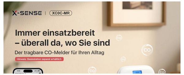 Produktbild: X-Sense XC0C-MR Kohlenmonoxid-Melder detektiert Kohlenmonoxid