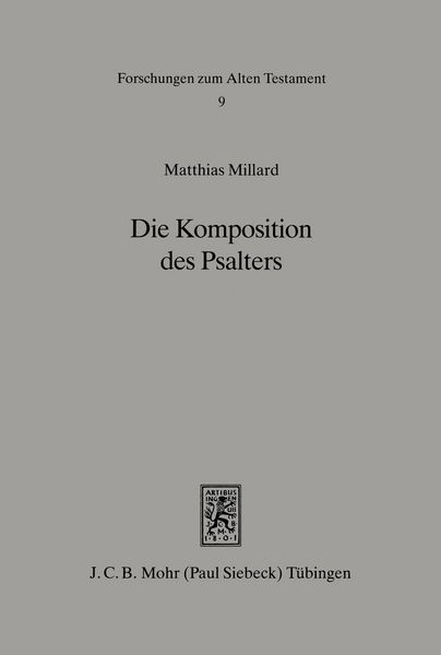 Produktbild: Die Komposition des Psalters