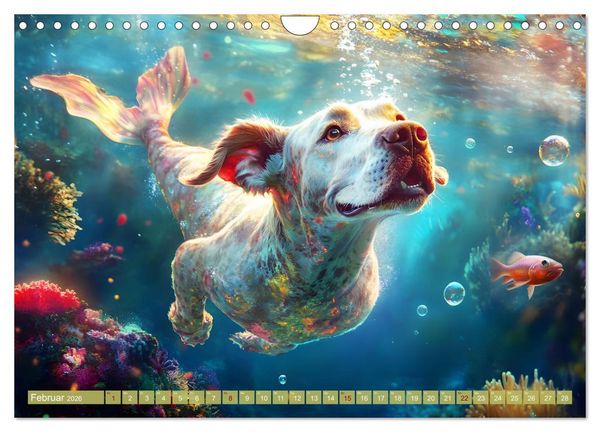Produktbild: Pfoten Magie (Wandkalender 2026 DIN A4 quer), CALVENDO Monatskalender