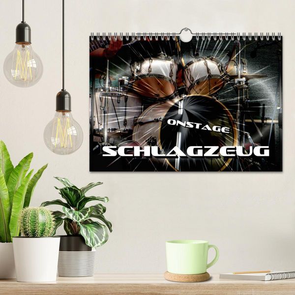 Produktbild: Schlagzeug onstage (Wandkalender 2026 DIN A4 quer), CALVENDO Monatskalender