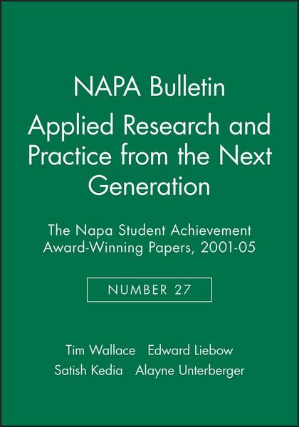 Produktbild: Applied Research and Practice from the Next Generation