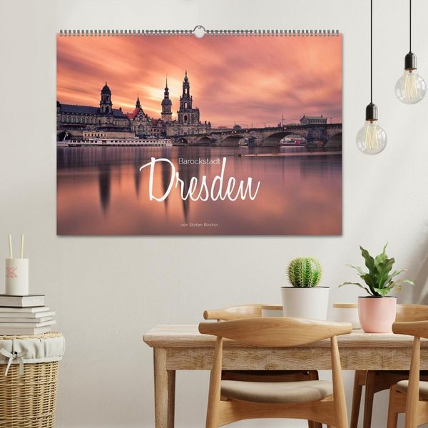 Produktbild: Barockstadt Dresden (Wandkalender 2026 DIN A2 quer), CALVENDO Monatskalender