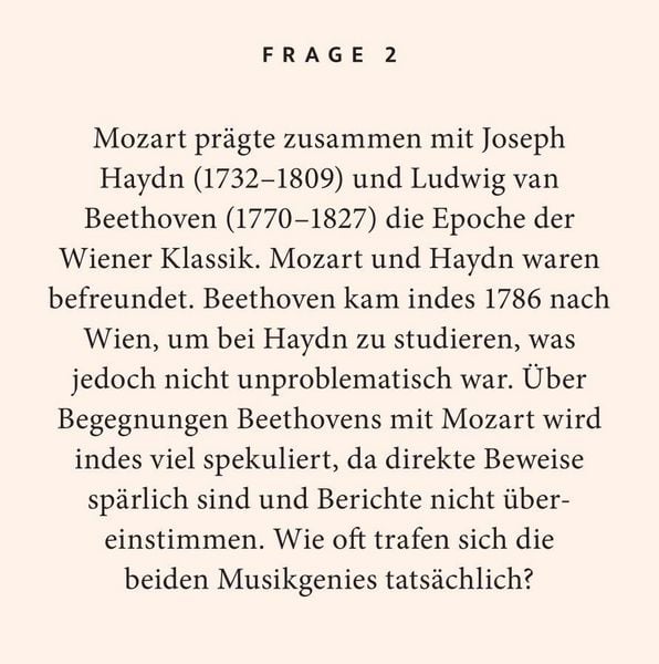 Produktbild: Mozart-Quiz
