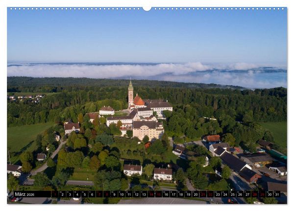 Produktbild: Himmel &uuml;ber Bayern (hochwertiger Premium Wandkalender 2026 DIN A2 quer), Kunstdruck in Hochglanz