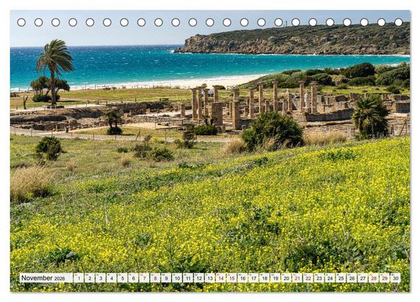 Produktbild: Spanien - Costa de la Luz (Tischkalender 2026 DIN A5 quer), CALVENDO Monatskalender