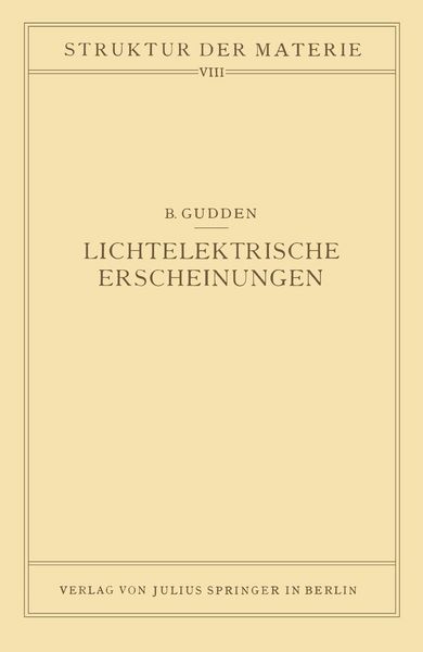 Produktbild: Lichtelektrische Erscheinungen