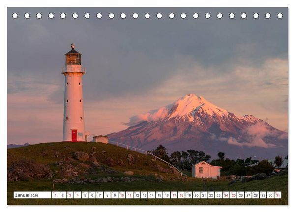 Produktbild: Neuseeland Nordinsel - Das Land der Hobbits und Vulkane (Tischkalender 2026 DIN A5 quer), CALVENDO Monatskalender
