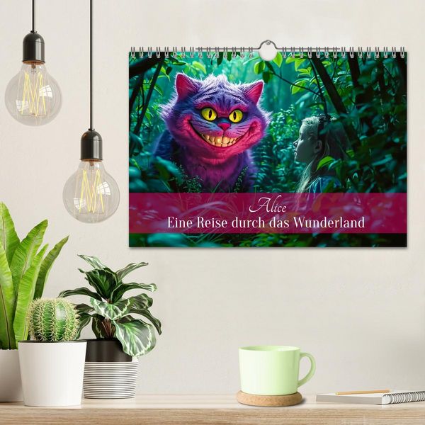 Produktbild: Alice &ndash; Eine Reise durch das Wunderland (Wandkalender 2027 DIN A4 quer), CALVENDO Monatskalender