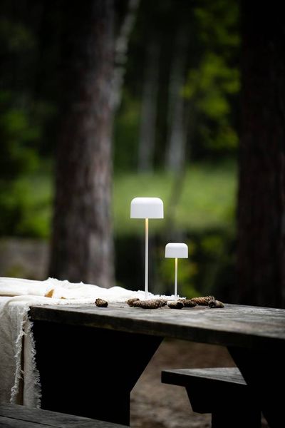 Produktbild: Konstsmide 7834-250 Lille LED-Akku-Tischlampe 3.5W Warmwei&szlig; Wei&szlig;