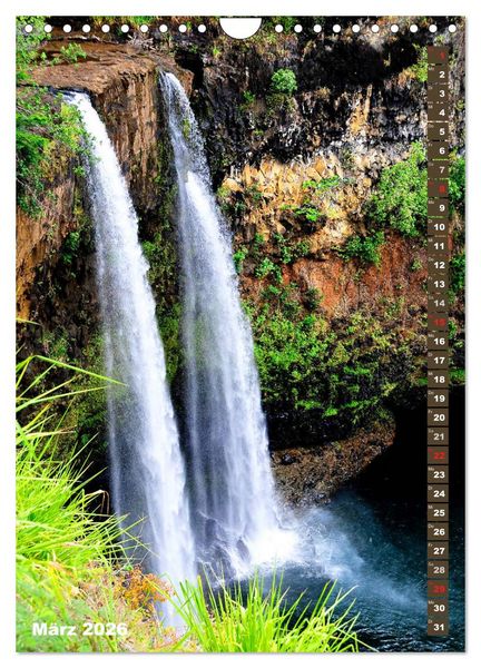 Produktbild: Aloha - Wasser auf Hawaii (Wandkalender 2026 DIN A4 hoch), CALVENDO Monatskalender