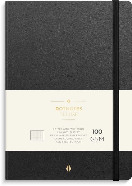 Produktbild: Burde DotNotes Deluxe A5 schwarz
