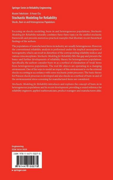 Produktbild: Stochastic Modeling for Reliability