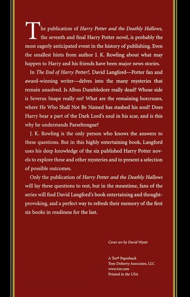 Produktbild: The End of Harry Potter?