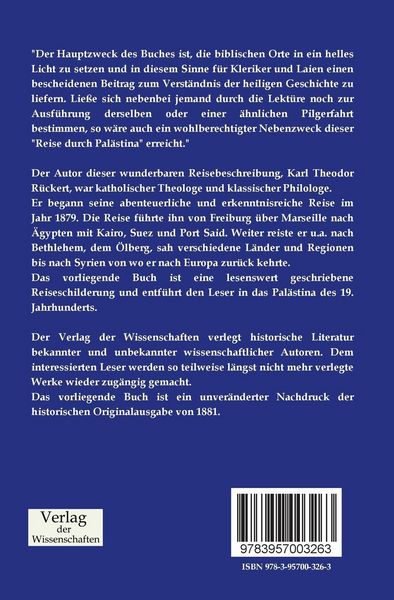 Produktbild: Reise durch Pal&auml;stina und &uuml;ber den Libanon