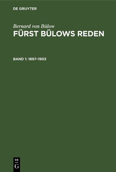 Produktbild: 1897&ndash;1903