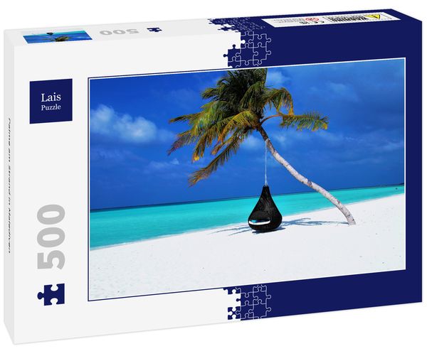 Produktbild: Lais Puzzle Palme am Strand in Malediven 500 Teile