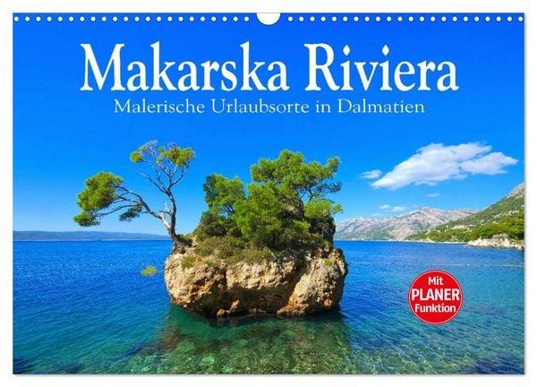 Produktbild: Makarska Riviera - Malerische Urlaubsorte in Dalmatien (Wandkalender 2026 DIN A3 quer), CALVENDO Monatskalender