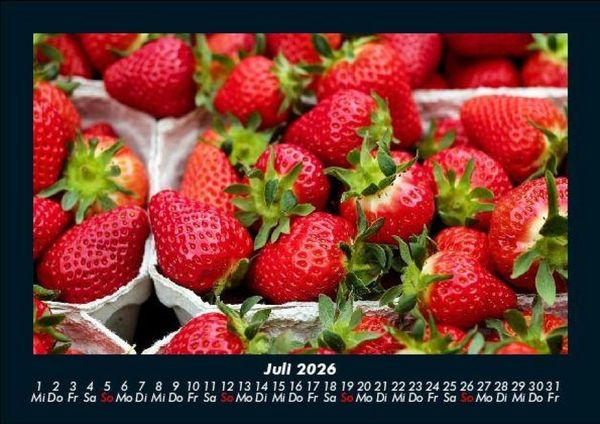 Produktbild: Obstkalender 2026 Fotokalender DIN A5