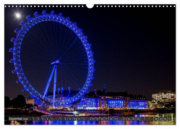 Produktbild: London Light (Wandkalender 2026 DIN A3 quer), CALVENDO Monatskalender