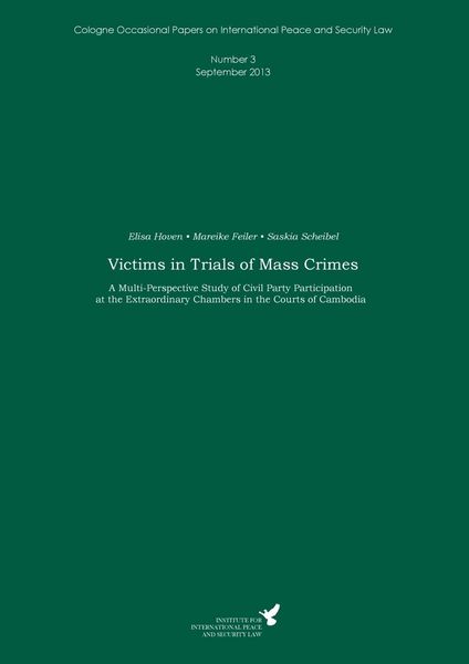 Produktbild: Victims in Trials of Mass Crimes