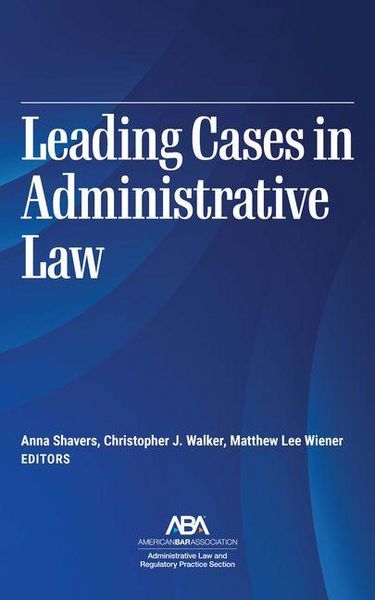 Produktbild: Leading Cases in Administrative Law