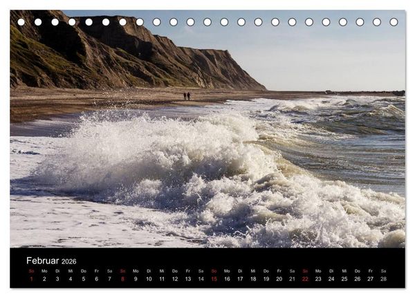 Produktbild: D&auml;nemark Westj&uuml;tland (Tischkalender 2026 DIN A5 quer), CALVENDO Monatskalender
