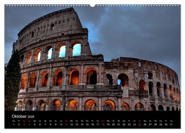 Produktbild: Rom (Wandkalender 2026 DIN A2 quer), CALVENDO Monatskalender