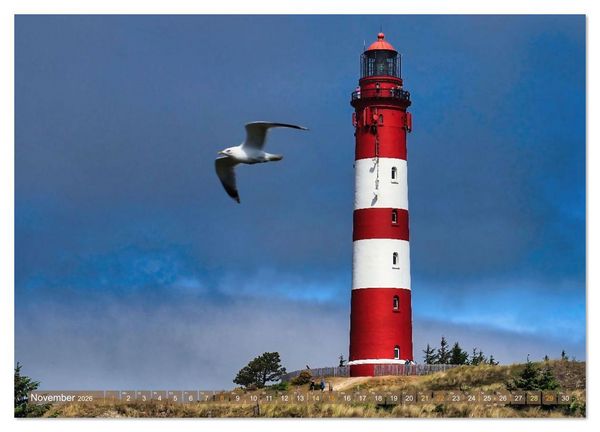 Produktbild: Amrum Gl&uuml;cksort (Wandkalender 2026 DIN A3 quer), CALVENDO Monatskalender