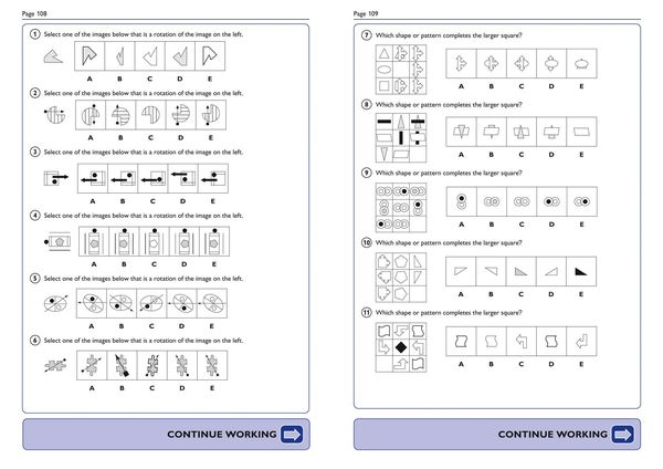 Produktbild: Collins 11+ - 11+ Verbal Reasoning, Non-Verbal Reasoning & Maths Practice Papers Book 2 (Bumper Book with 4 Sets of Tests)