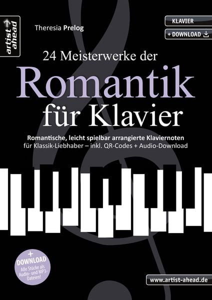 Produktbild: 24 Meisterwerke der Romantik f&uuml;r Klavier