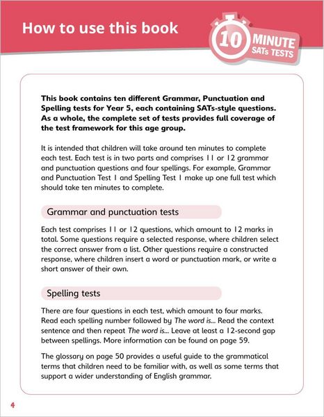 Produktbild: Grammar, Punctuation and Spelling - Ages 9-10
