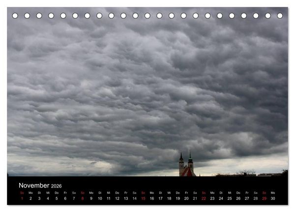 Produktbild: Wolken (Tischkalender 2026 DIN A5 quer), CALVENDO Monatskalender