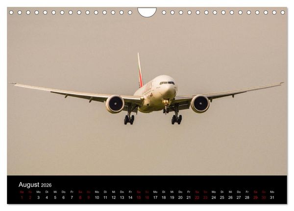 Produktbild: Flieger Tr&auml;ume 2026 (Wandkalender 2026 DIN A4 quer), CALVENDO Monatskalender