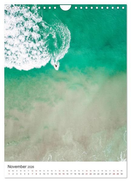 Produktbild: Surfen - Auf der perfekten Welle. (Wandkalender 2026 DIN A4 hoch), CALVENDO Monatskalender