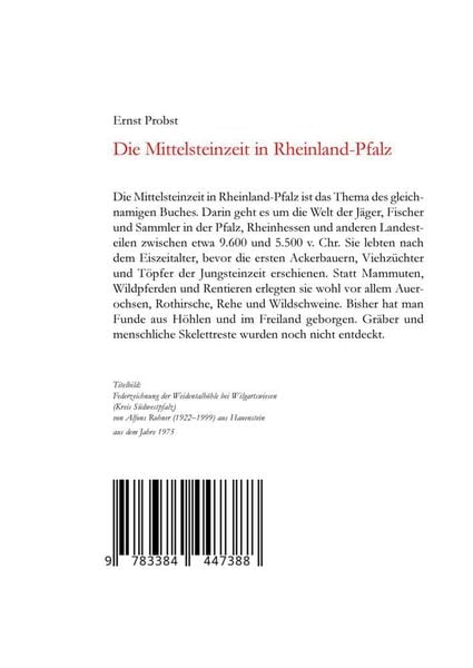Produktbild: Die Mittelsteinzeit in Rheinland-Pfalz