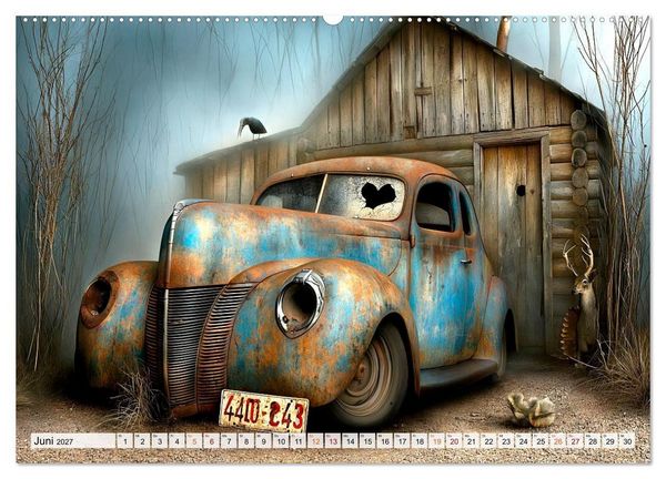 Produktbild: Vergessene Helden (hochwertiger Premium Wandkalender 2027 DIN A2 quer), Kunstdruck in Hochglanz