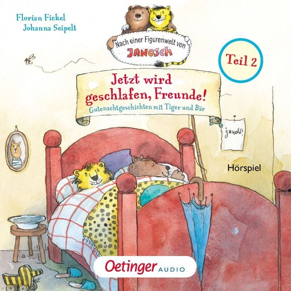 Produktbild: Nach einer Figurenwelt von Janosch. Jetzt wird geschlafen, Freunde! Teil 2