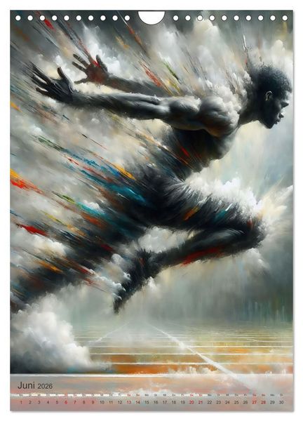 Produktbild: NEVER STOP THE SPORT (Wandkalender 2026 DIN A4 hoch), CALVENDO Monatskalender