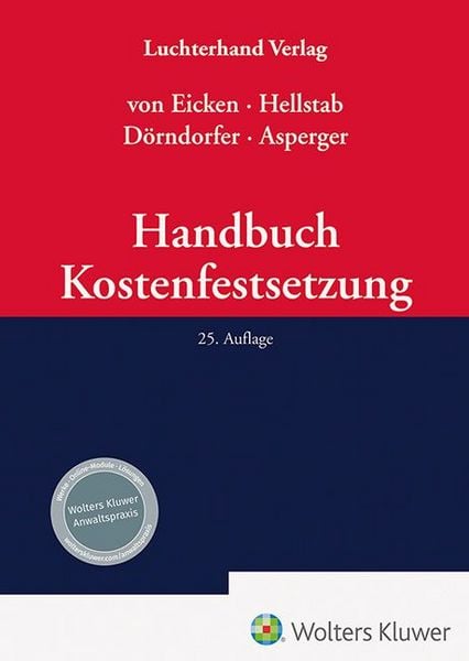 Produktbild: Handbuch Kostenfestsetzung