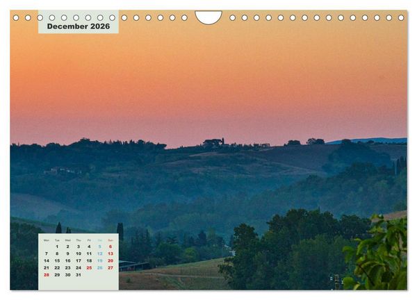 Produktbild: Wonderful Tuscany (Wall Calendar 2026 DIN A4 landscape), CALVENDO 12 Month Wall Calendar
