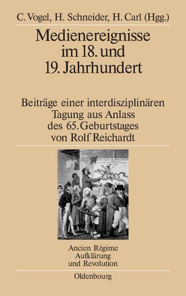 Produktbild: Medienereignisse im 18. und 19. Jahrhundert