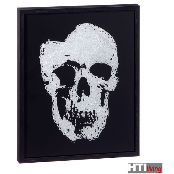 Produktbild: HTI-Living Bild Skull Glitzer, kl., ca.25x20cm Bild Skull Glitzer, kl., ca.25x20cm