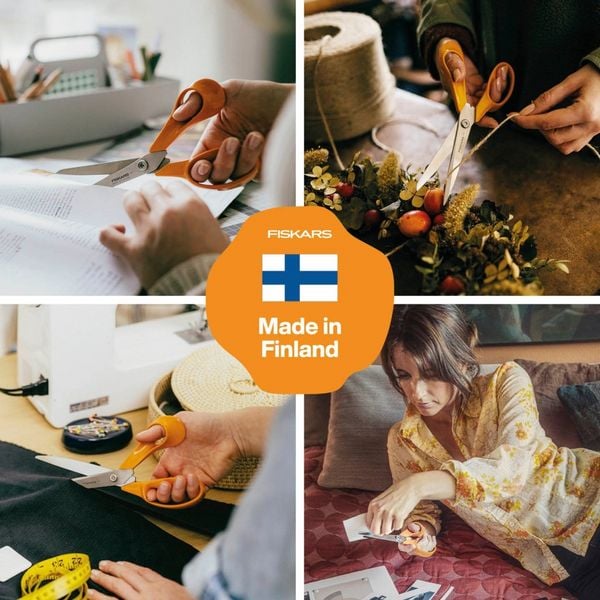 Produktbild: Fiskars Universalschere Classic Universal-Bastel- und Stoffschere, 21cm, Rechtsh&auml;nder
