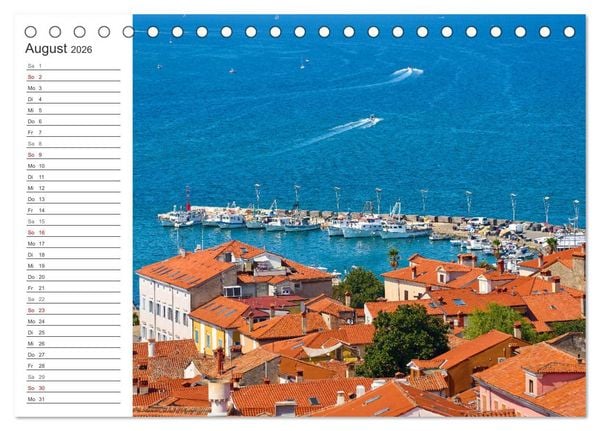 Produktbild: Koper - Slowenien Kalender (Tischkalender 2026 DIN A5 quer), CALVENDO Monatskalender
