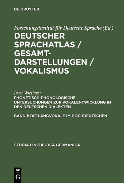 Produktbild: Phonetisch-phonologische Untersuchungen zur Vokalentwicklung in den deutschen Dialekten