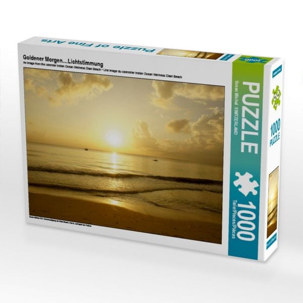 Produktbild: CALVENDO Puzzle Goldener Morgen....Lichtstimmung | 1000 Teile Lege-Gr&ouml;&szlig;e 64x48cm Foto-Puzzle f&uuml;r gl&uuml;ckliche Stunden