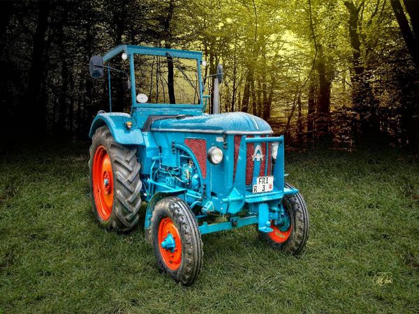Produktbild: CALVENDO Puzzle Oldtimer Traktor Hanomag | 1000 Teile Lege-Gr&ouml;&szlig;e 64x48cm Foto-Puzzle f&uuml;r gl&uuml;ckliche Stunden